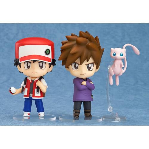 Pokemon Ash Ketchum Blue Oak Mewtwo PVC Action Figurine Set Pokemon Go Anime Toys Figurine Collect Model Toys for Children