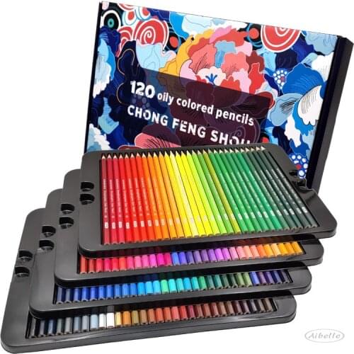 Multicolour 72/120/180 Colors Professional Oil Drawing Pencils Artist Painting Sketching Wood Color Pencil School Art Supplies