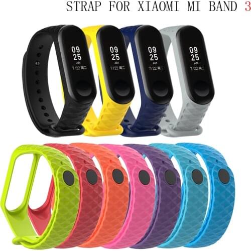 For Mi Band 4 Strap Bracelet Silicone Replacement Wristband For Xiaomi Mi Band 3 Wrist Strap