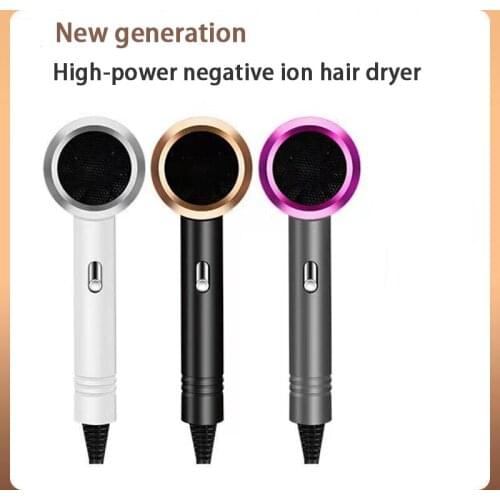 High-Power Negative Ion Hair Dryer Technology Constant Temperature Hair Dryer 3-Speed Cold/Hot Home Hair Salon