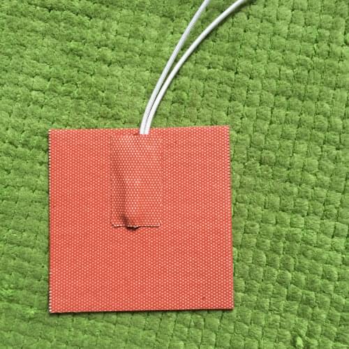 150W 24V 120mm X 120mm, All Purpose Silicon Heater Pad ,3D Printer Heatbed, Industrial Heating Commercial Manufacture Warming