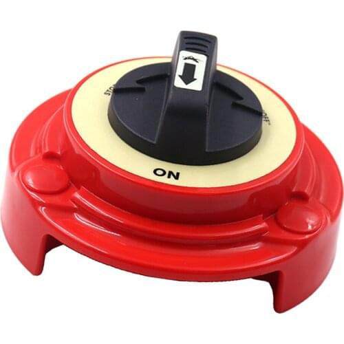 2 Position Battery Isolator Disconnect Selector Switch Red Yacht RV Fishing