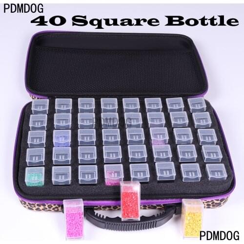 40/54 Big Square Bottle Diamond Painting Accessories Diamond Painting Storage Bag Diamond Painting Box embroidery tool handbag