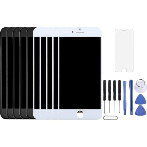 5 PCS Black + 5 PCS White LCD Screen and Digitizer Full Assembly for iPhone 8 Plus