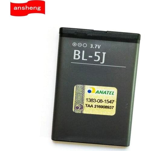 1320-1430mAh BL-5J battery for Nokia Lumia 520 5230 5228 X6 5800 XpressMusic N900 C3 5232 BL5J BL 5J Smartphone