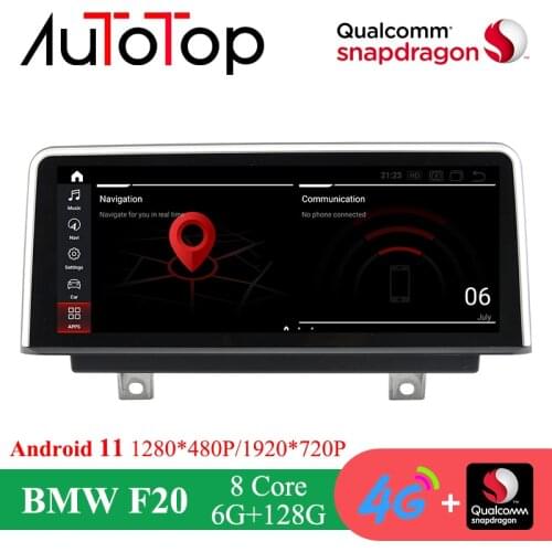 AUTOTOP Snapdrago 662 BMW F20 Android 11 Car Autoradio Multimedia Player For BMW 1 Series F20/F21 2013-2017 NBT Car Stereo Unit