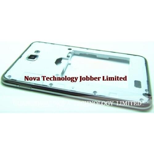 Novaphopat Black/ white For Samsung Galaxy Note N7000 i9220 Middle Frame Bezel Housing Cover Case with camera lens Replacement