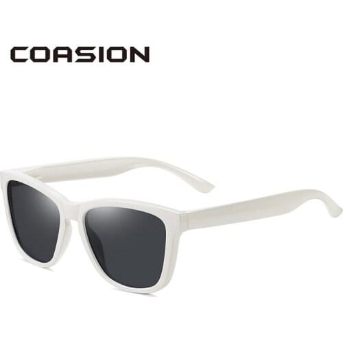 COASION 2020 Brand Design Polarized Sunglasses Men Women Summer Style Male Driving Square Sun Glasses sonnenbrille UV400 CA1354A