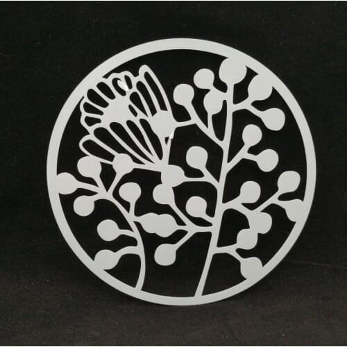 Flower round Layering Stencils Drawing Color Spray stencil DIY Scrapbook photo album Decorative Embossing DIY card craft