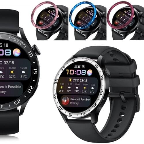 For Huawei Watch 3 GT2E Bezel Ring Styling Frame Case Cover Protection For Huawei Watch GT 2E Stainless Steel Bezel