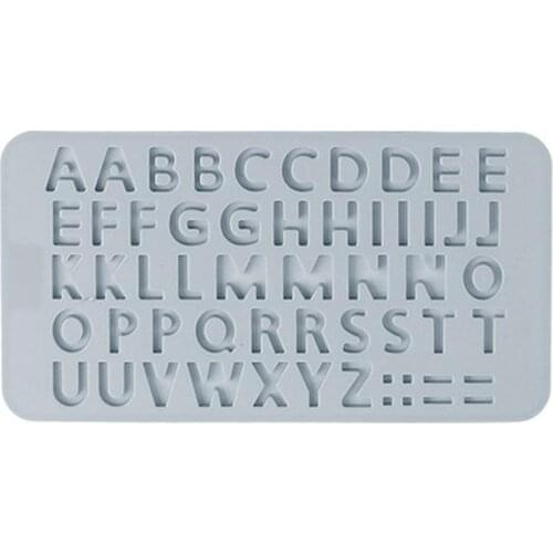 Letter Candy Mold Non Stick DIY Silicone Chocolate Mold Baking Mold For Birthday Silicone Chocolate Mold Cake Decorating Tools