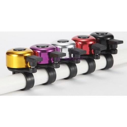 By DHL 200 pcs Aluminum Mini Bike Bells Suitable for Folding Bike Bicycle Horn Loud Sound wholesale