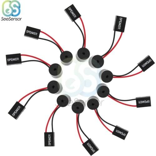 10Pcs Mini Plug Speaker For PC Interanal BIOS Computer Motherboard Mini Onboard Case Buzzer Board Beep Alarm