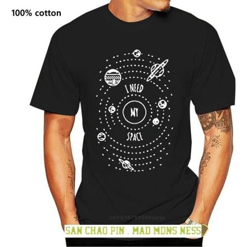 I Need My Space Planets Mens T-Shirt