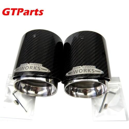 Carbon Fiber Exhaust Muffler Tips Fit for Mini Cooper R55 R56 R57 R58 R59 R60 R61 F54 F55 F56 F57 F60 mini cooper accessories