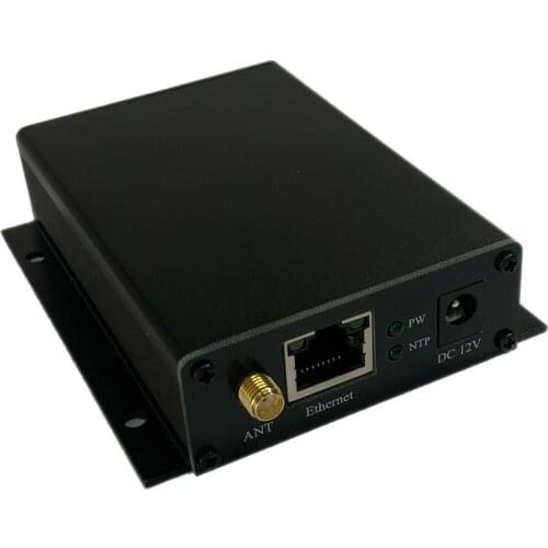NTP network time server GNSS for GPS, Beidou, GLONASS, Galileo, QZSS with GPS antenna + power adapter