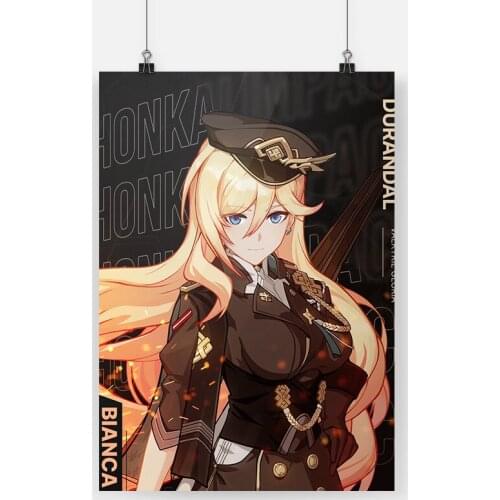 Valkyrie Gloria Honkai Impact Anime Canvas Poster Painting Wall Art Decor Living Room Bedroom Study Home Decoration Prints