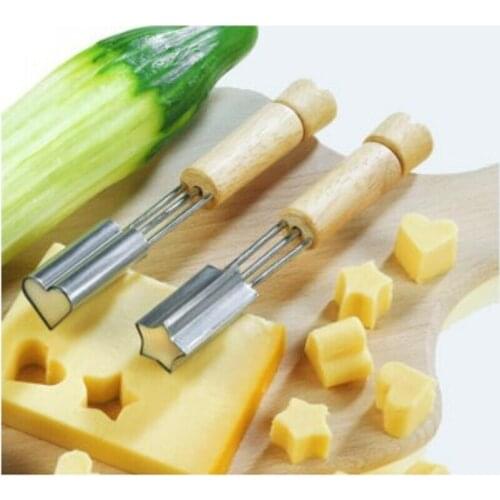 Practical Star and Heart Shaped Cheese Cutter Shaped Cheese Cutter Kitchen tools