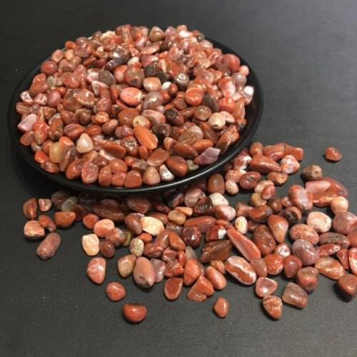 Natural Stone Southern Red Agate Rough Raw Gemstone Crystal Mineral Specimen Rock Quartz Chip Gravel Decoration