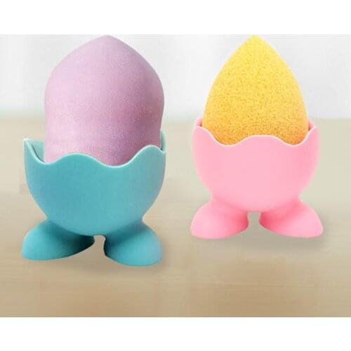 Different Color Silicone Makeup Sponge Holder Puff Holder For Tidy Desk Makeup Tool Storage Cosmetic Sponge Container