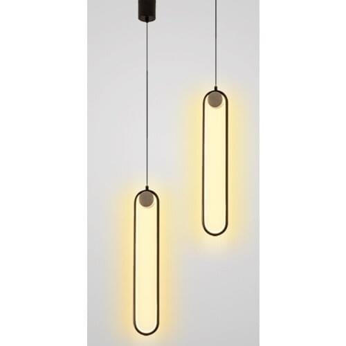 Nordic Modern Pendant Lights Minimalist Led Hanging Lamp For Living Room Bedroom Dining Room Bar Decor Remote Dimming Hanglamp