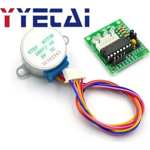 YYT 1set=2PCS Stepper Motor+ Driver Board ULN2003 for Arduino DIY Kit 1 x Stepper motor +1x ULN2003 Driver board