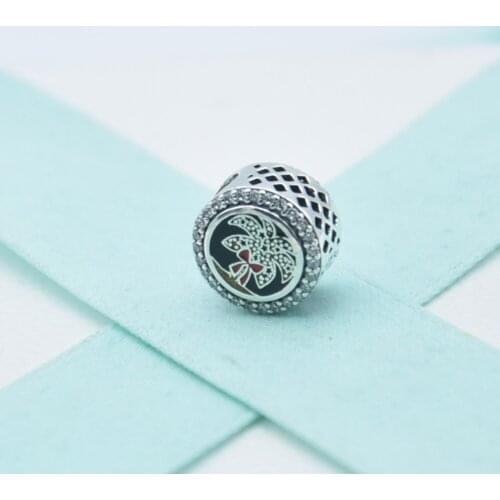 2020 Spring Palm Charm 925 sterling silver St Augustine Nights of Lights Charms fit Bead Bracelet necklace DIY For women jewelry