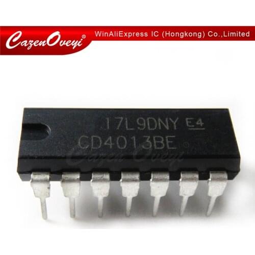 10pcs/lot CD4013BE CD4013BP CD4013 DIP-14 In Stock