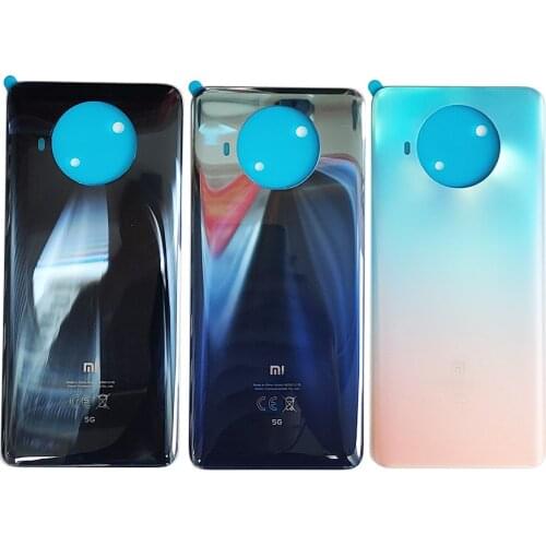 10pcs Original For Xiaomi Mi 10T Lite 5G Glass Rear Battery Door With Adhesive Mi10T Lite 5G Replacement Back Housing Cover Case