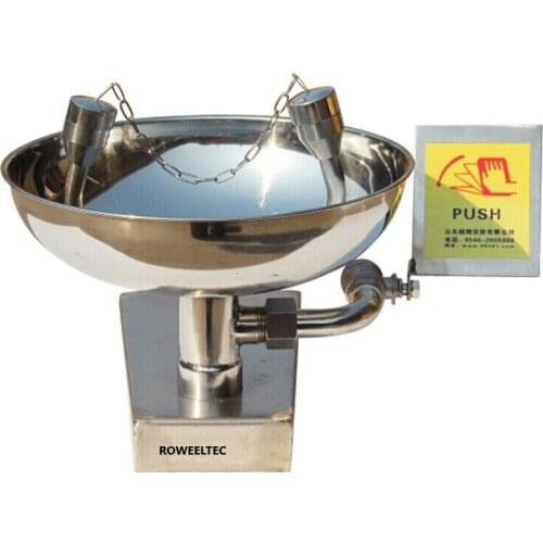 12-18L 304 Stainless Steel Emergency Wall Mounted Double mouth Eyewash Station