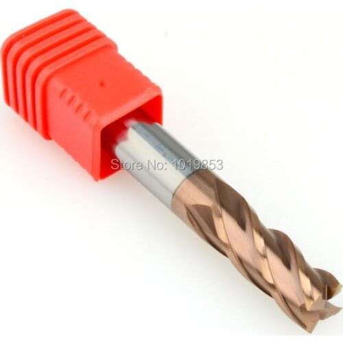 2pcs SLONS S600-10X10X75L HRC65 square flat tungsten Carbide end mill for CNC machine