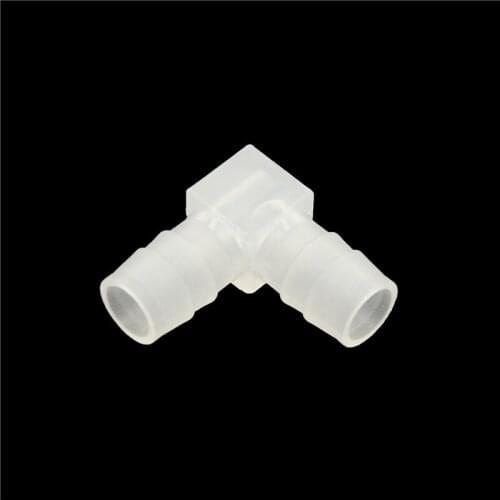 5pcs 1.6/2.4/6/8/10/12/20mm Plastic Pagoda Barbed Equal Elbow L Type Hose Connector Pipe Fitting Tube Joint for Garden