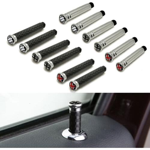Car-styling Refitting Door Lock Button Pin Screw Knob Lock Decoration for MINI Cooper One Countryman R55 R56 R58 R60 F55 F56 F60