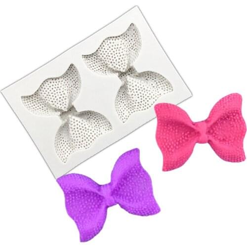 Bowknot Silicone Mold Sugarcraft Chocolate Cupcake Baking Mold Fondant Cake Decorating Tools