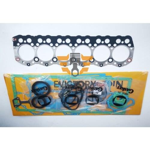 For Mitsubishi S6S piston ring + full cylinder gasket kit