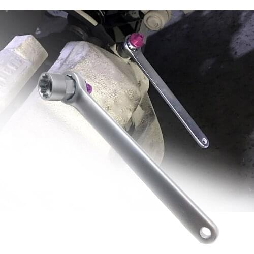 Car Brake Oil Drain Tool 11Mm Brake Fluid Drain Wrench Single Hex Braking System Hydraulic Clutch System Universal Repair Tools