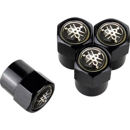 Car Styling Wheel Tire Valves Caps For Yamaha R1 R3 R25 Mt-09 Mt07 Fazer Fz6 Xj6 R15 TMAX YS125 XTZ125 IB E8 Rxv YBR125 YBR250