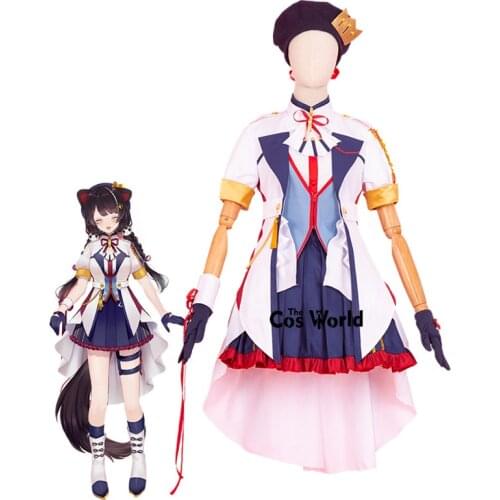 YouTuber VTuber Hololive Inui Toko Idol Dress Outfits Cosplay Costumes
