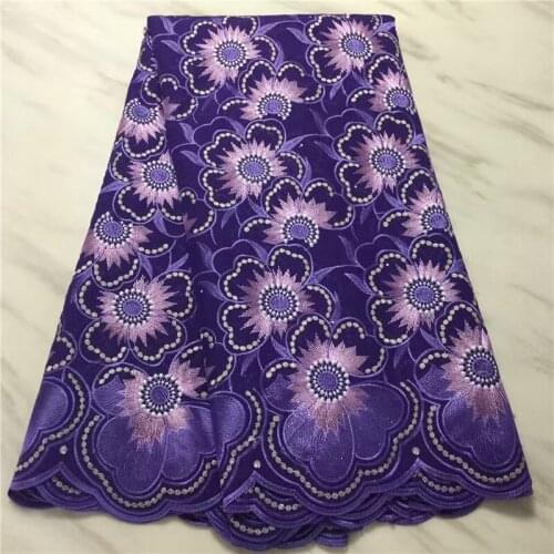 Nigerian Lace Fabrics 2021 High Quality Lace Swiss Voile Lace In Switzerland Dry Cotton African Lace Fabric For Women M4867