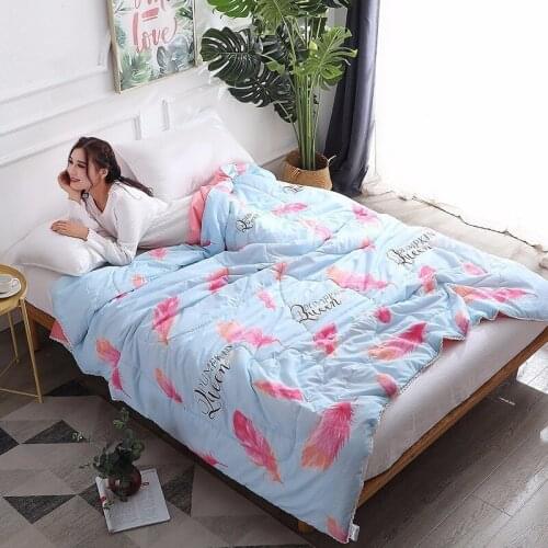 150*200 180*220 200*230 Autumn Summer Thin Quilt Adult Kids Soft Cotton Bedspreads 1.2m 1.35m 1.5m 1.8m 2.0m Bed Cover Blankets