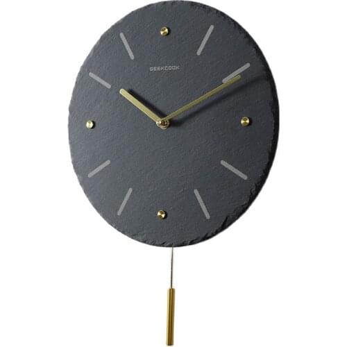 Modern Pendulum Clock Wall Clock Creative Living Room Large Pow Patrol Mute Clocks Home Bedroom Relogio Parede Home Decor SC356
