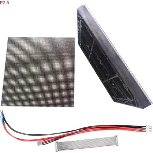 Led panel 160*160mm P2.5 1/32 Scan SMD2121 64*64 pixels 3in1 RGB full color led module for indoor LED display screen video wall