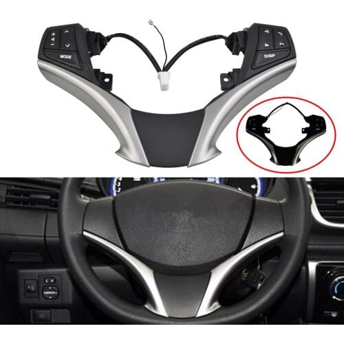 High Quality Audio Control Button Multifunction Steering Wheel Switch With Blue Light 84250-0D120 For Toyota Yaris 2013-2016