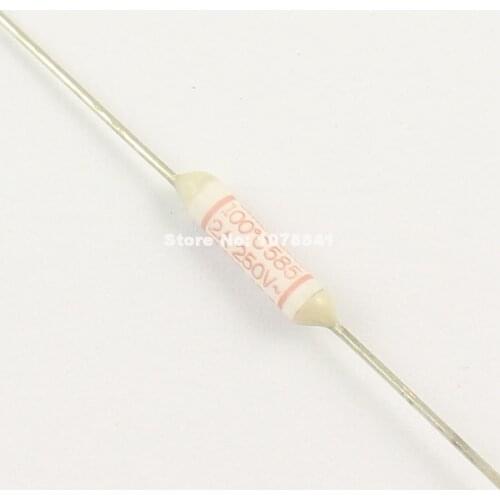 10pcs Microtemp Thermal Fuse 100 Degree TF Cutoff 2A 250V SM095A0