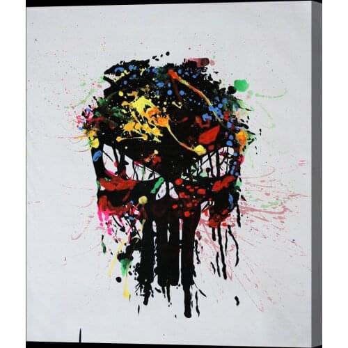 100%Handmade Punisher Oil Painting 24x24.NOT a print