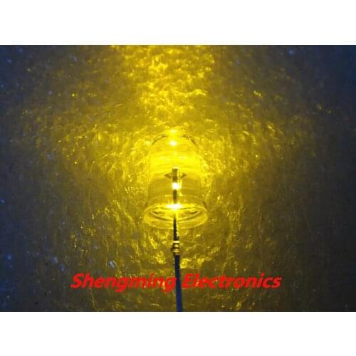 1000pcs 5mm Round Yellow Superbright LED Light water clear