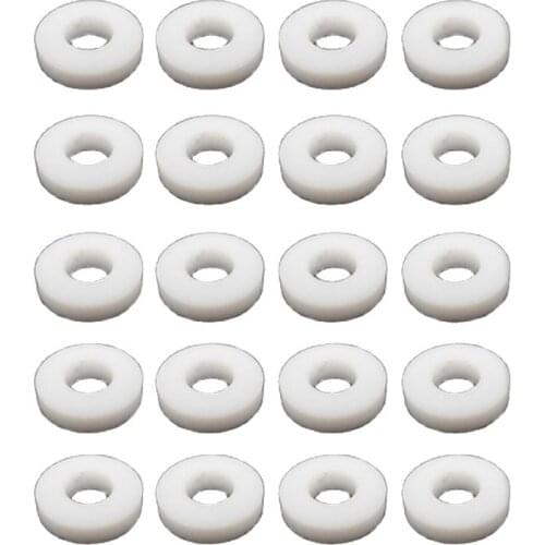 20pcs Friction Pads PTFE Bearing Gasket Washer Spacer for Electric Methanol Boat Model Soft/Hard Shaft 3mm/3.17mm/4mm/4.76mm/5mm