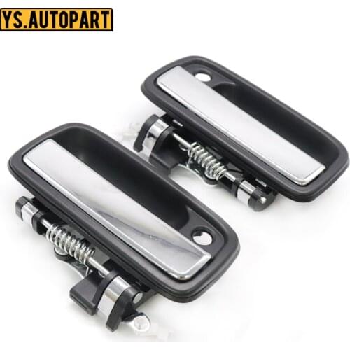 69210-35020 69220-35020 Car Black Front Outer Exterior Door Handle LH & RH Pair Set For Toyota Tacoma Pickup Truck 1995-2004