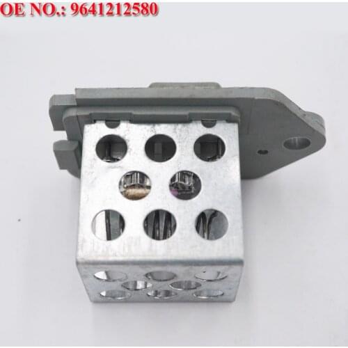 9641212580 Air Conditioning Blower Cooling Fan Motor Resistor For Citroen 1267A9