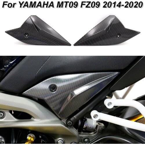 Carbon Fiber Side Panels Cover Fairing Cowl Plate Cover For Yamaha MT-09 FZ 09 MT09 FZ09 MT 09 2014 2015 2016 2017 2018 2019 20
